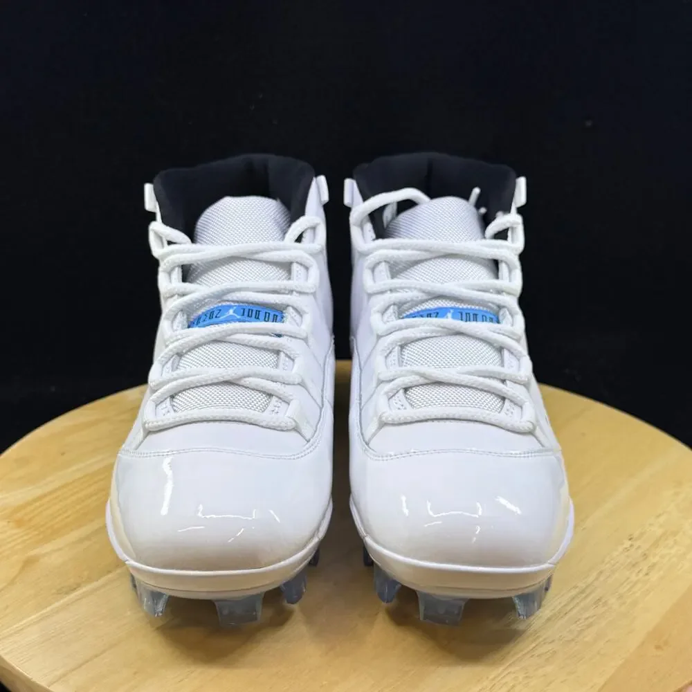 Size 8.5M- Jordan 11 Retro MCS Baseball Cleats White/Legend Blue HM7326-104